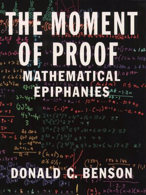 cover image of The Moment of Proof
